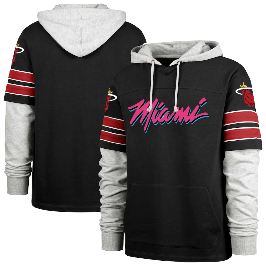 Men Miami Heat 2024 NBA hoodie